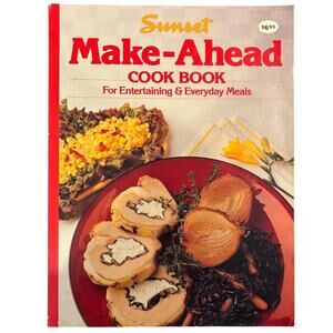 Vintage 1989 Sunset Make-Ahead Cookbook, PG, Very Good